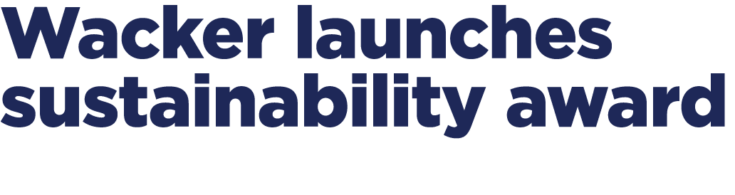 Wacker launches sustainability award
