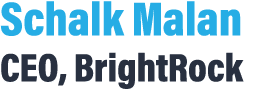 Schalk Malan CEO, BrightRock