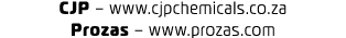 CJP – www.cjpchemicals.co.za Prozas – www.prozas.com