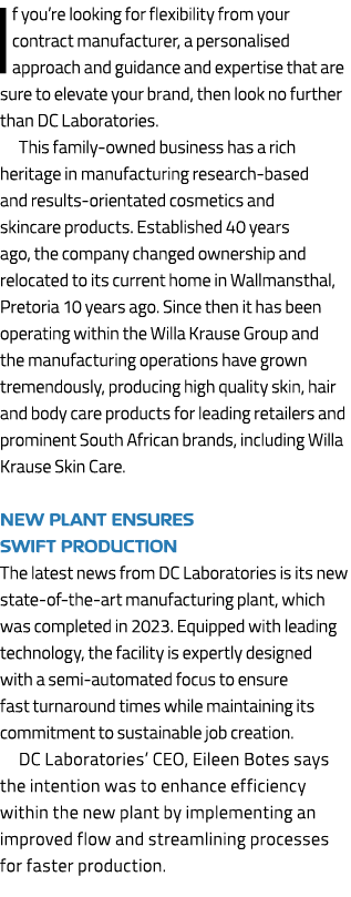 If you’re looking for flexibility from your contract manufacturer, a personalised approach and guidance and expertise...