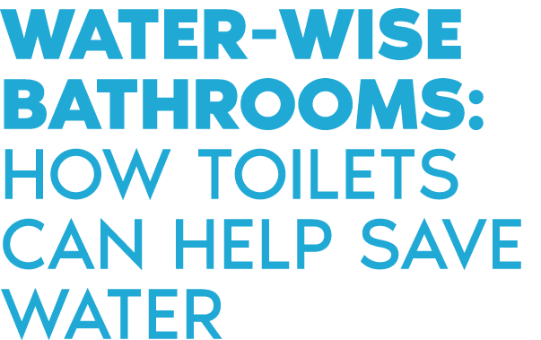 Water wise bathrooms: How toilets can help save water